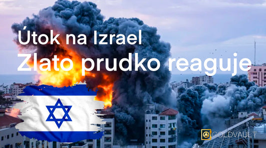 Útok na Izrael: Zlato posilňuje