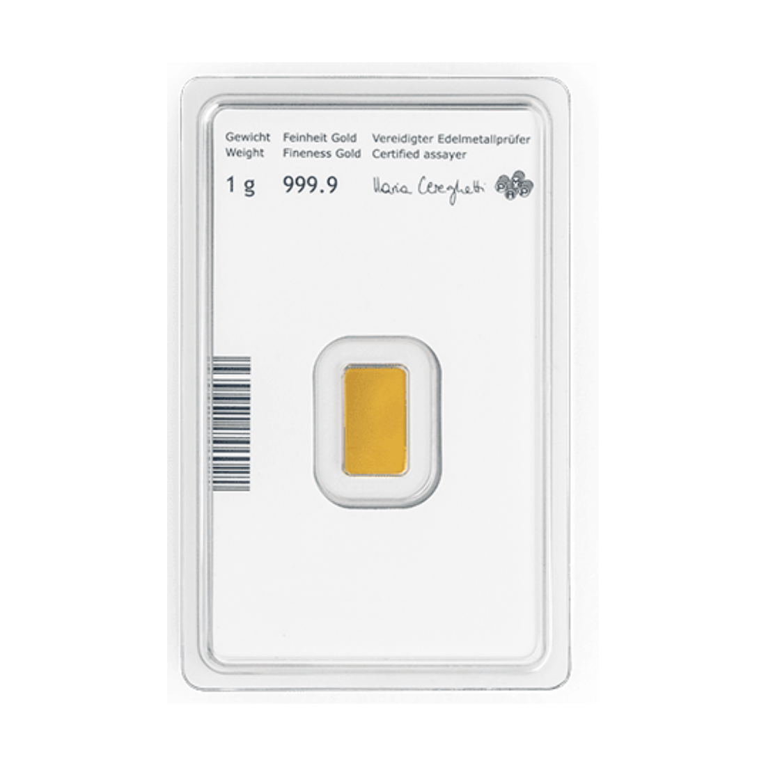 1g Münze Österreich zlatá investičná tehlička