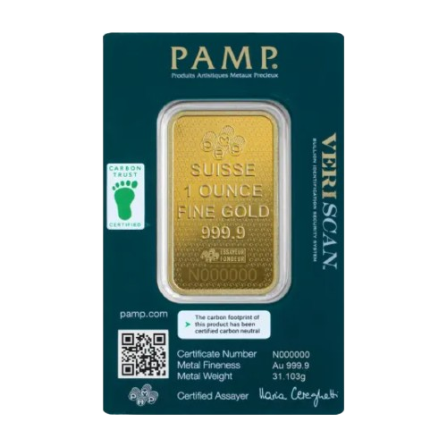 1 Unca (31,1 g) PAMP Fortuna 45 Výročie Investičná zlatá tehlička