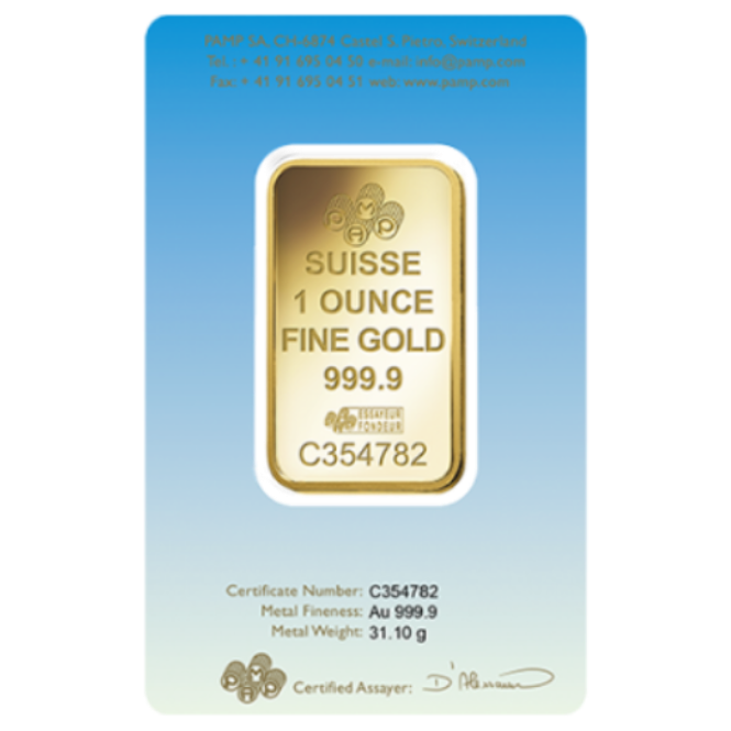 1 Unca (31,1 g) PAMP Buddha Investičná zlatá tehlička