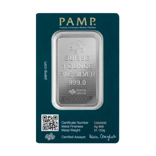 1 Unca (31,1 g) PAMP Fortuna 45 Výročie Investičná strieborná tehlička