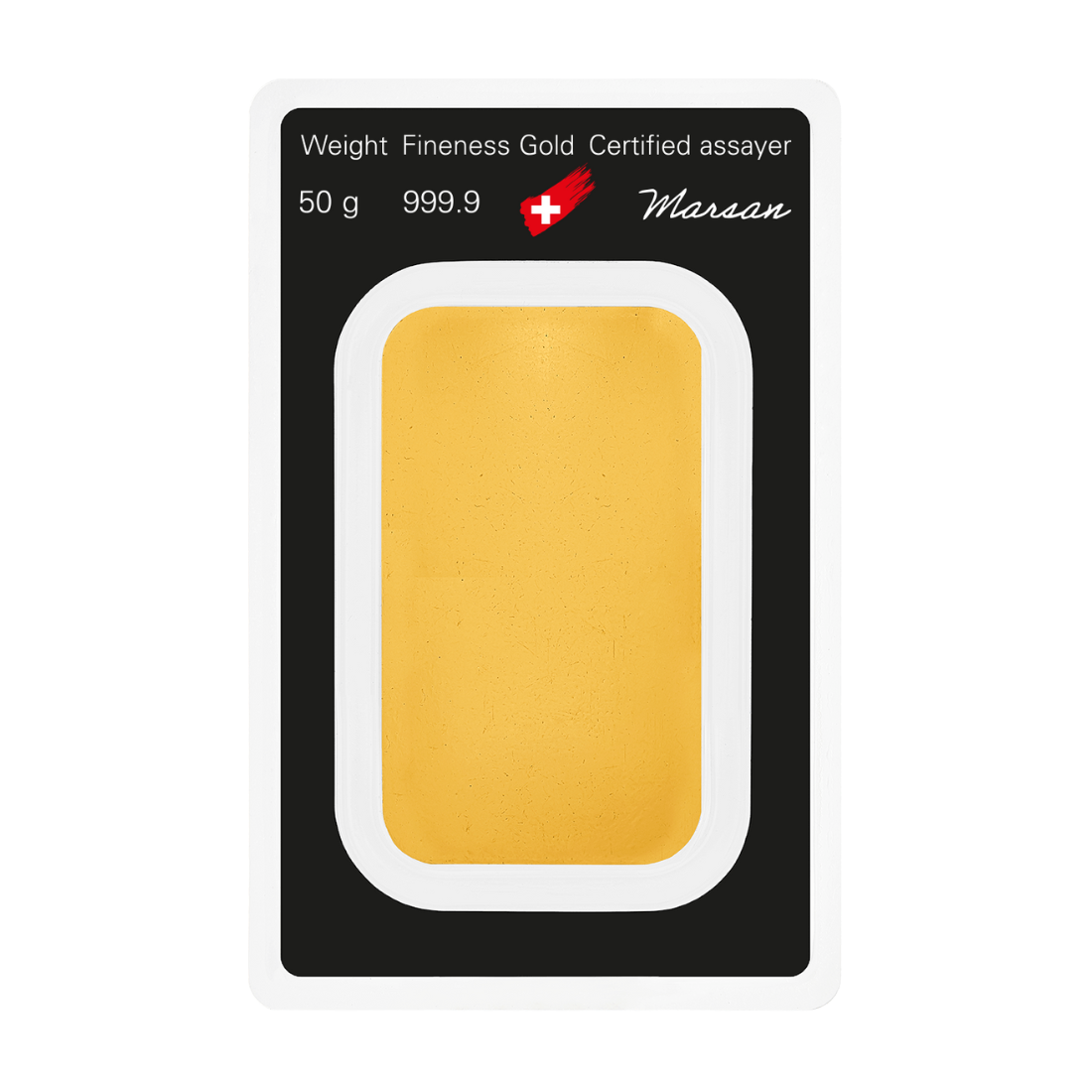 50g Argor Heraeus SA Švajčiarsko Investičná zlatá tehlička (Úschova)