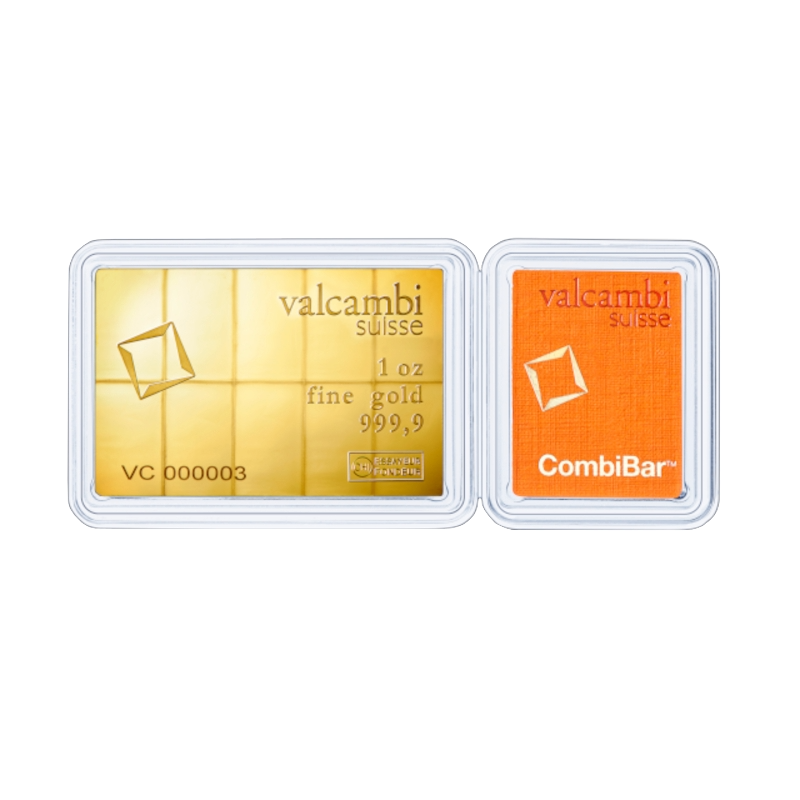 Valcambi Combibar 10x 1/10oz tehličky