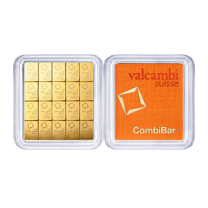 Valcambi CombiBar 20x1g tehličky