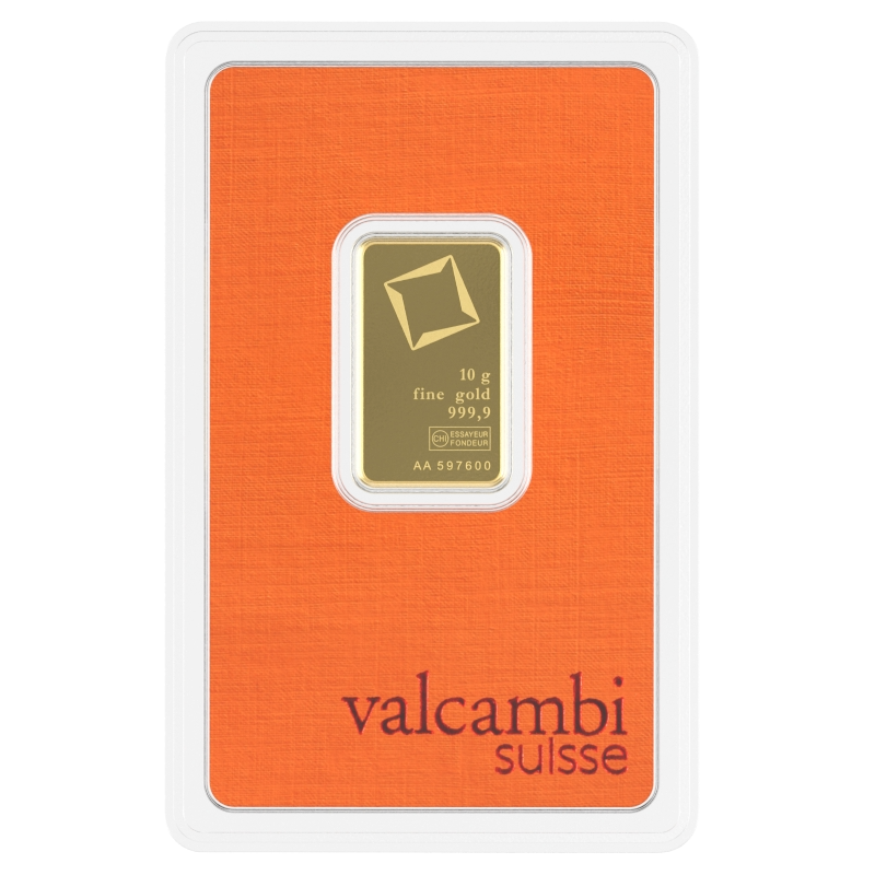 Valcambi 10g zlatá tehlička