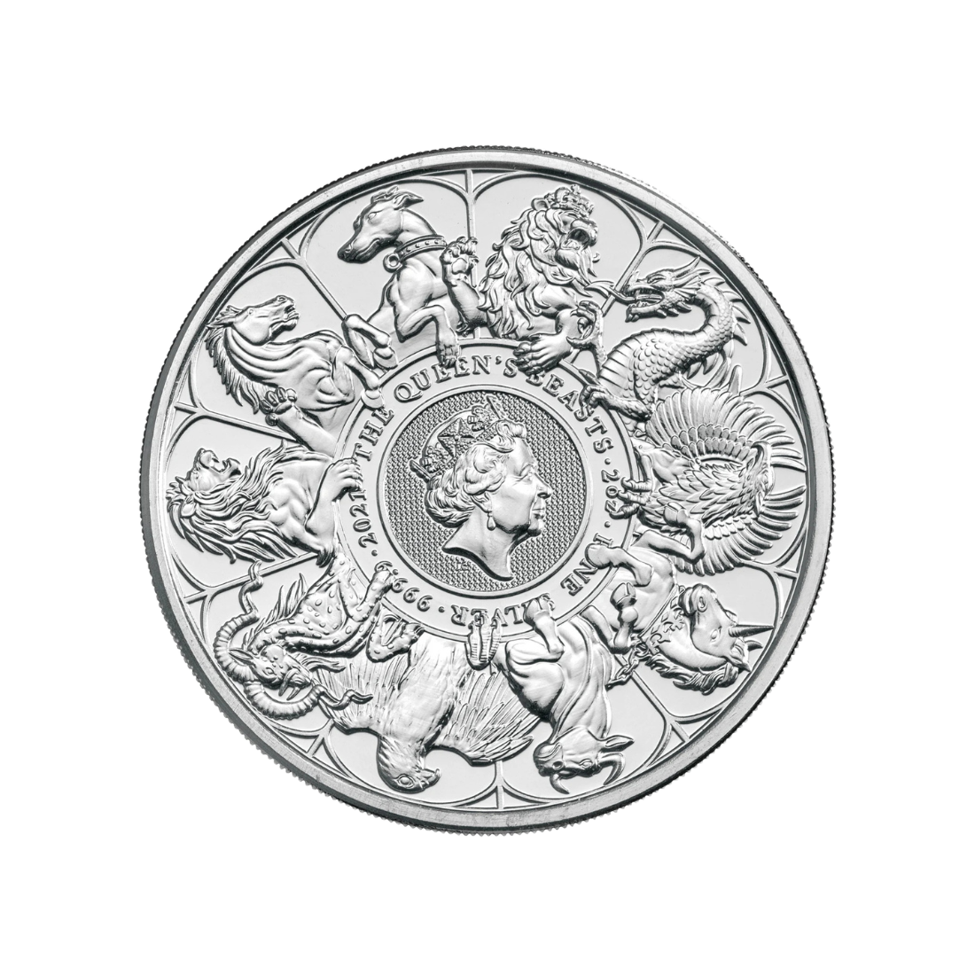Queen's Beasts 2021 - Completer Coin Strieborná investičná minca