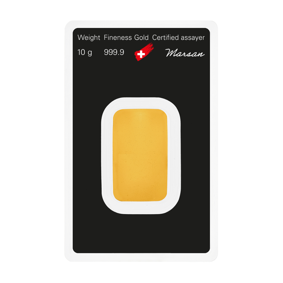 10g Argor Heraeus SA Švajčiarsko Investičná zlatá tehlička
