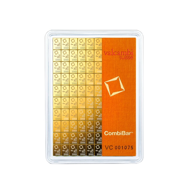 Valcambi Combibar 100x 1g tehličky