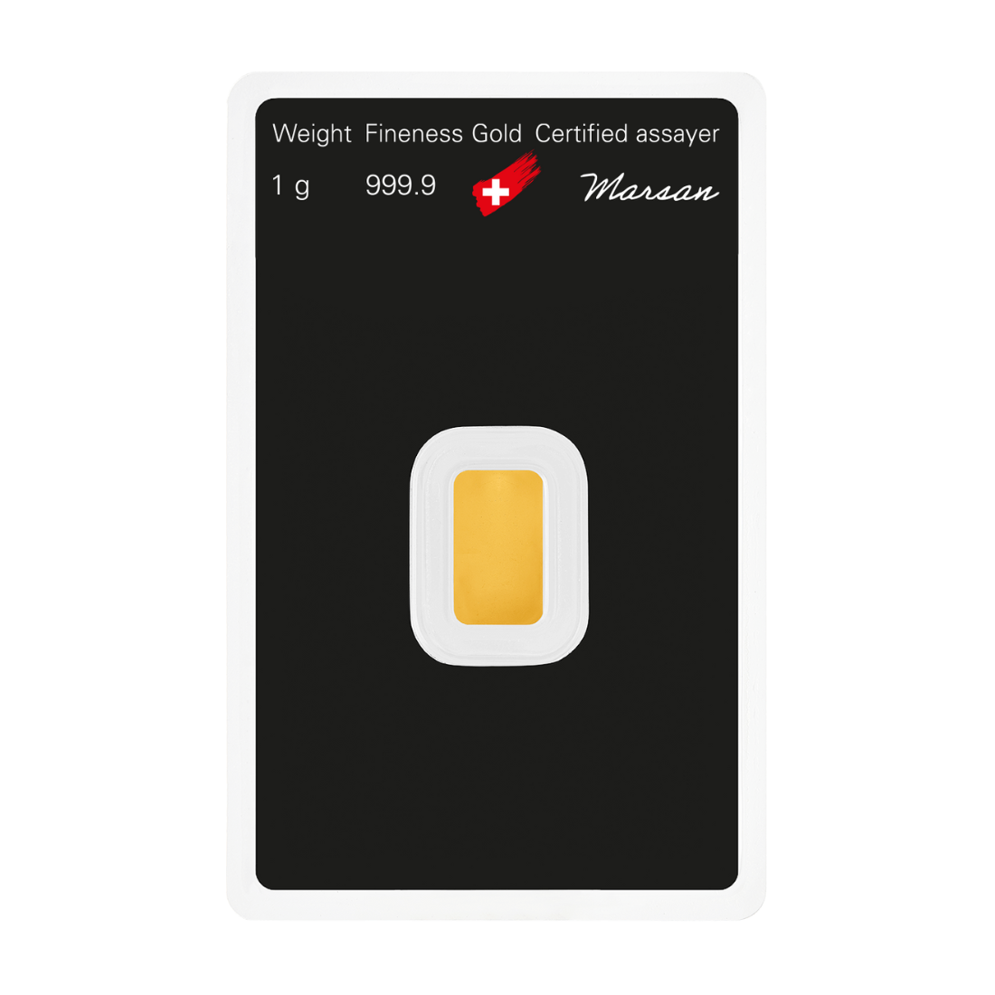1g Argor Heraeus SA Švajčiarsko Investičná zlatá tehlička (Úschova)