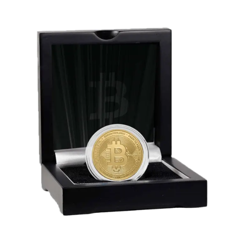 1 Unca (31,1g) Bitcoin zlatá investičná minca