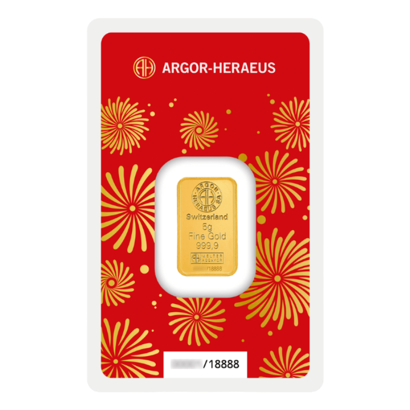 5g Argor Heraeus Rok Koňa 2026 Investičná zlatá tehlička