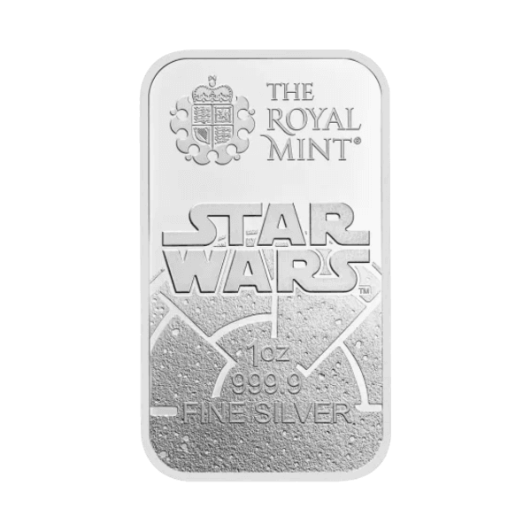 1 Unca (31,1 g) The Royal Mint Star Wars Dark Side Investičná strieborná tehlička