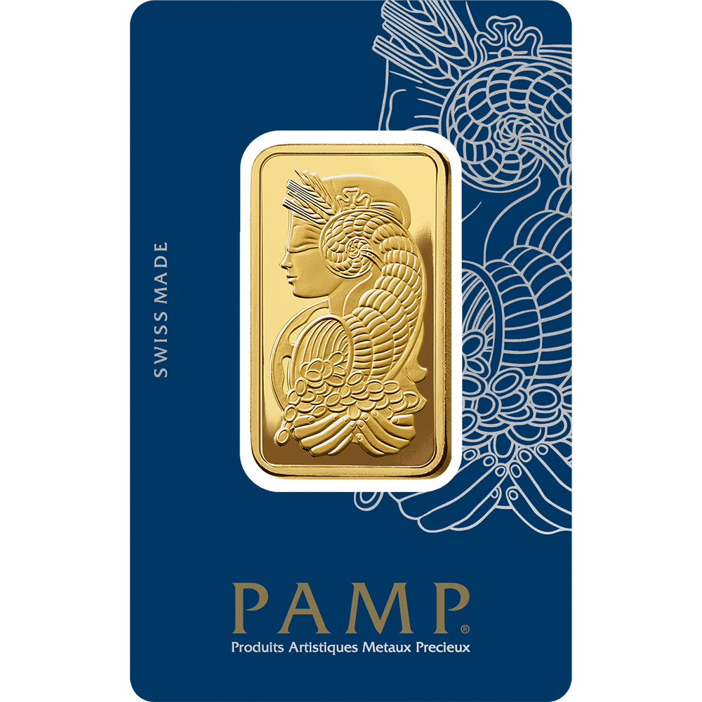 Investičná zlatá tehlička PAMP Fortuna 1 Unca (31,1g)