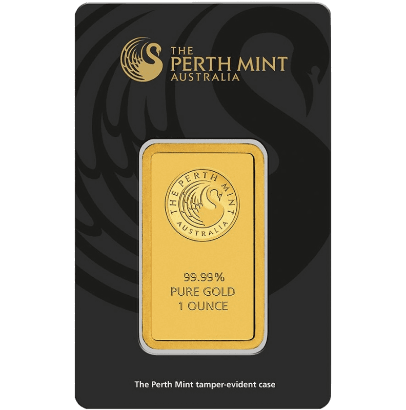 Investičná zlatá tehlička Perth Mint 1 Unca (31,1g)