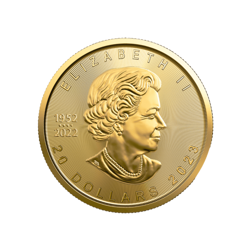 Zlatá investičná minca Maple Leaf 1/2 Unce
