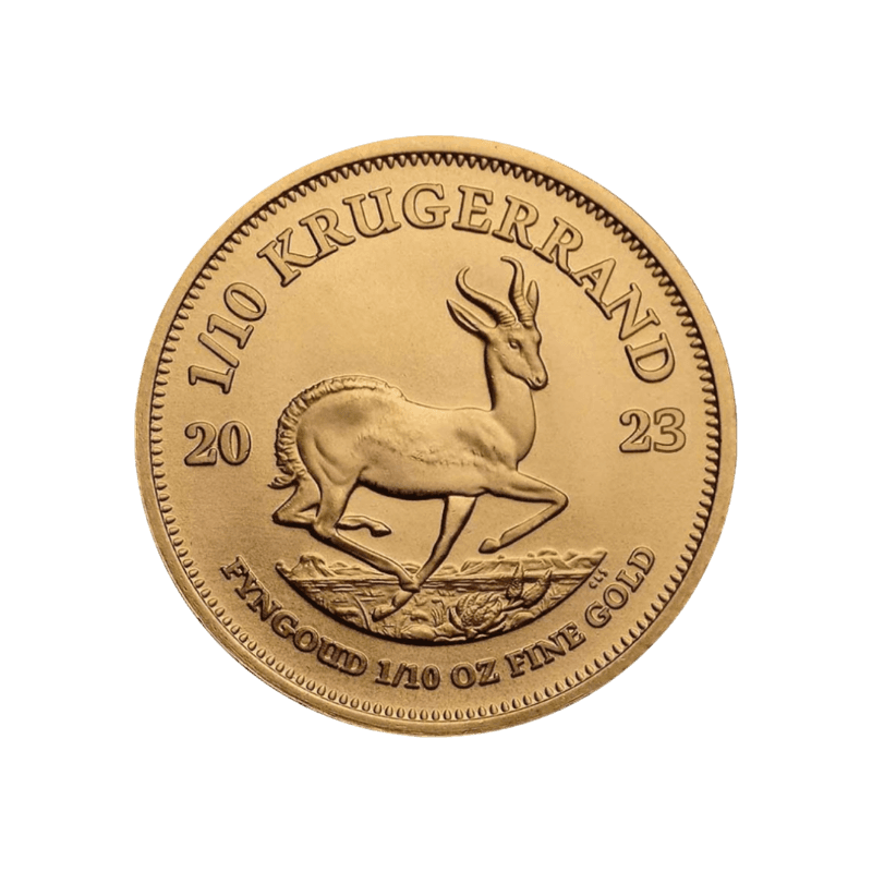 Zlatá investičná minca Krugerrand 1/10 Unce