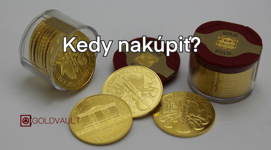 Kedy nakúpiť investičné zlato