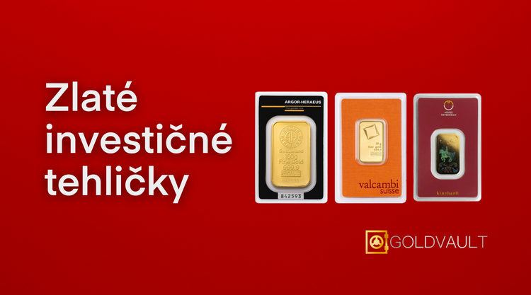 zlaté investičné tehličky, investičné zlato goldvault.sk