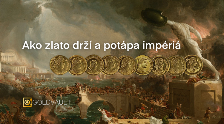Zlato a rímska ríša , ako zlato drží a potápa impériá