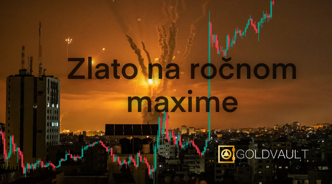 Zlato na ročnom maxime, Rast zlata, Gaza, Izrael