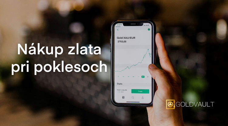 nákup zlata pri poklesoch ceny Investovanie do zlata pri dipoch - krátkodobých poklesoch ceny investicne zlato