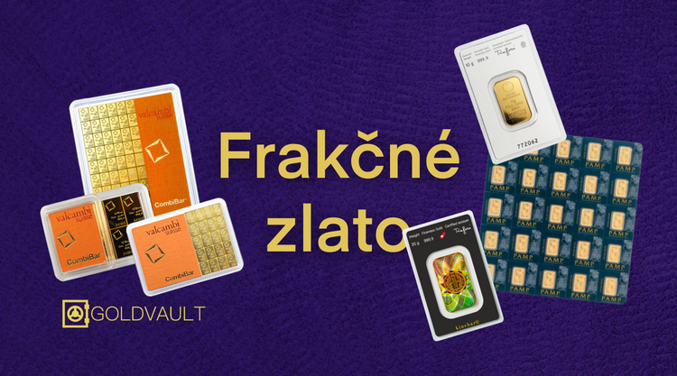 frakčné zlato, fractional gold, investicne zlato a mince, goldvault.sk
