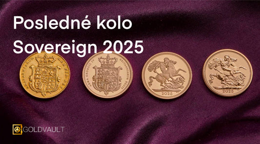 Posledné kolo v ružovom zlate: Zlatá minca Sovereign 2025