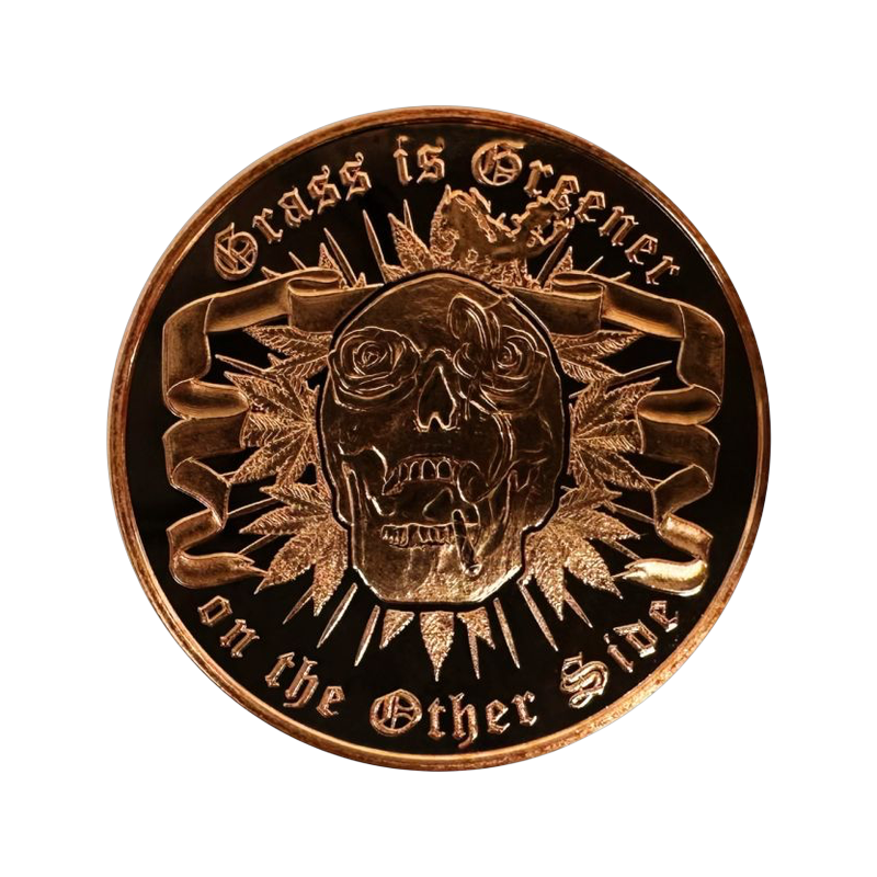 Medená minca Grass is Greener on the Other Side – 1 Oz