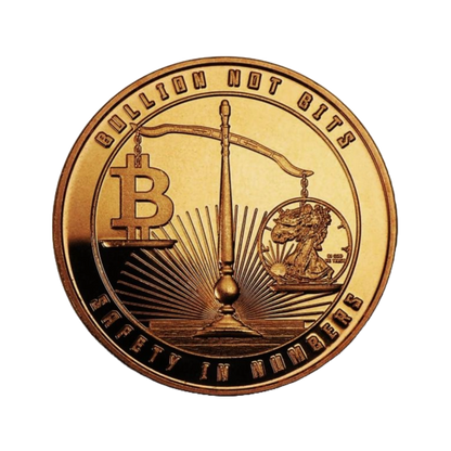 Medená minca Bullion Not Bits – 1 Oz