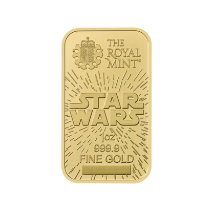 The Royal Mint Star Wars 1 unca investičná zlatá tehlička - detail