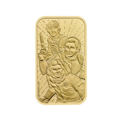 The Royal Mint Star Wars 1 unca investičná zlatá tehlička - certifikát