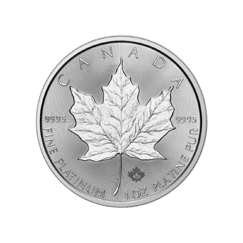 1 Unca (31,1g) Platinová investičná minca Maple Leaf