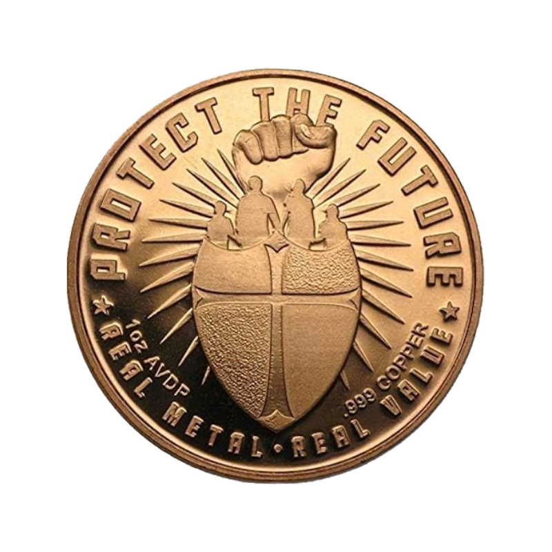 Medená minca Guns + Gold – 1 Oz