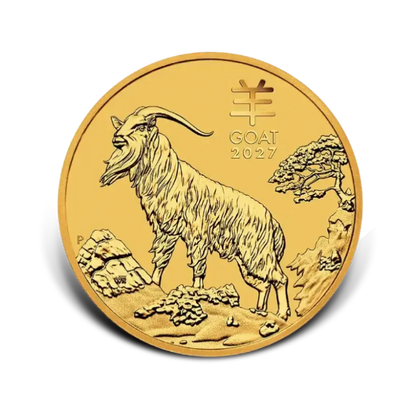 1/2 Unce Zlatá investičná minca Rok Kozy Lunárna Séria 2027