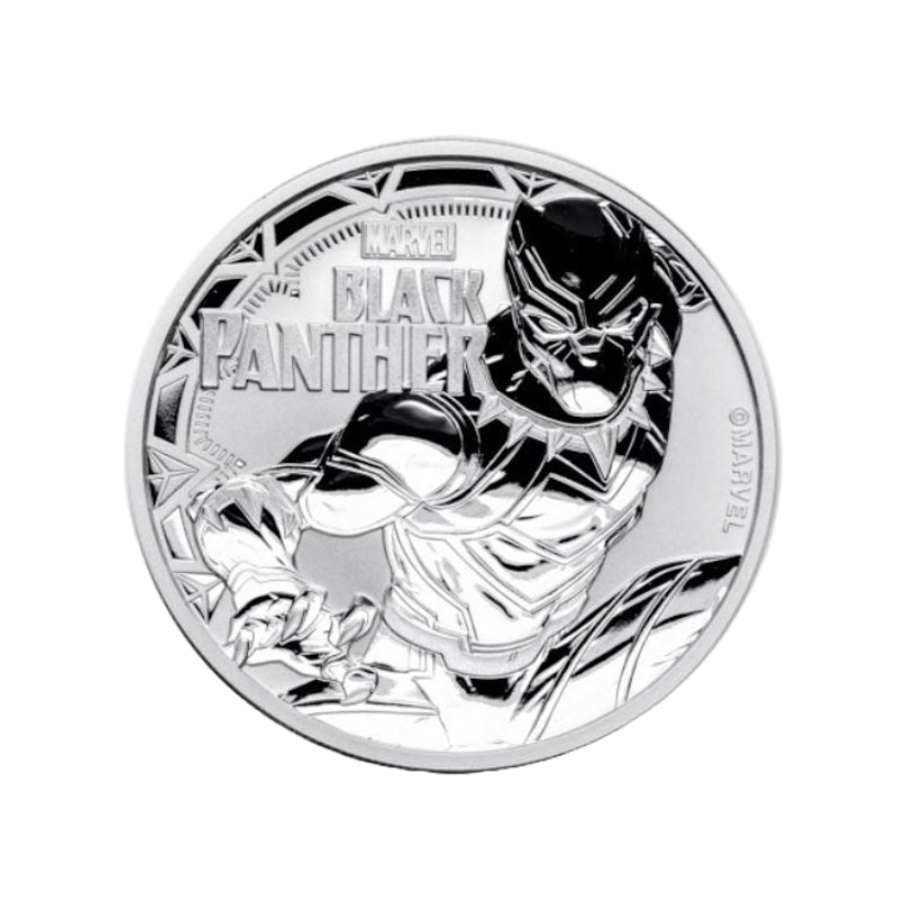 Sada strieborných mincí 9 × 1 oz Marvel Series (2017–2021) Tuvalu