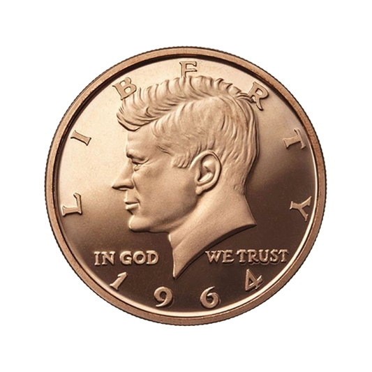 Medená minca John F. Kennedy (JFK)