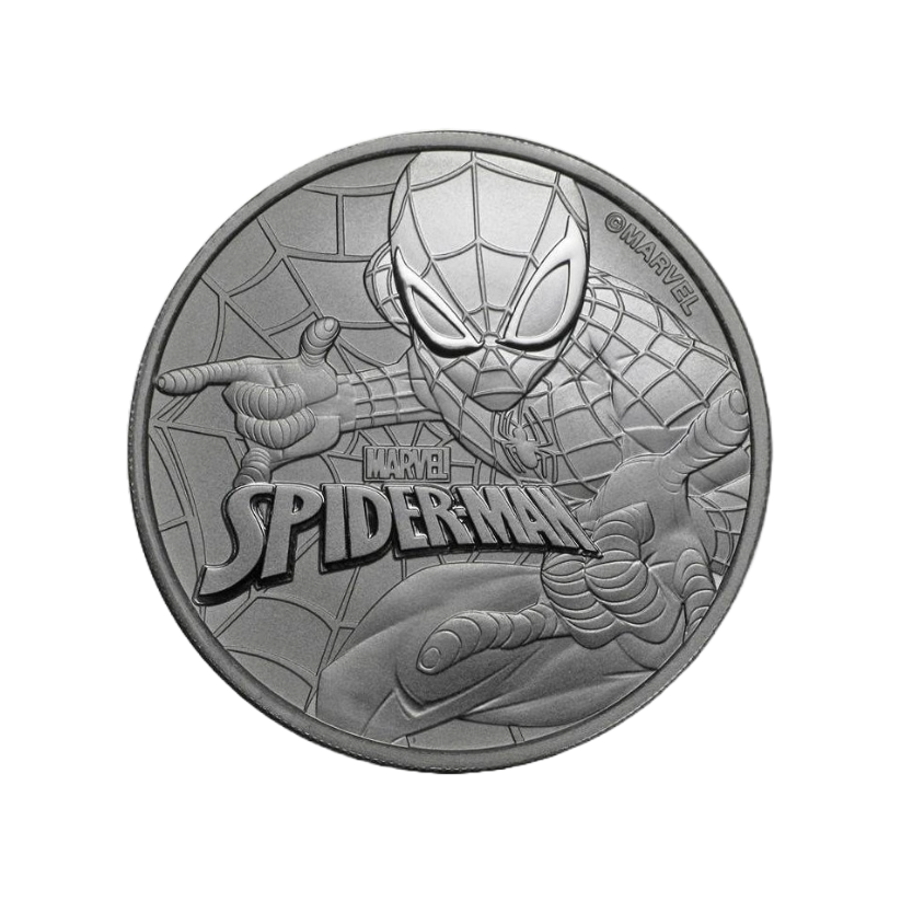 Sada strieborných mincí 9 × 1 oz Marvel Series (2017–2021) Tuvalu