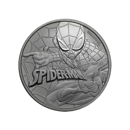 Sada strieborných mincí 9 × 1 oz Marvel Series (2017–2021) Tuvalu