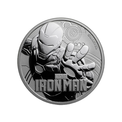 Sada strieborných mincí 9 × 1 oz Marvel Series (2017–2021) Tuvalu