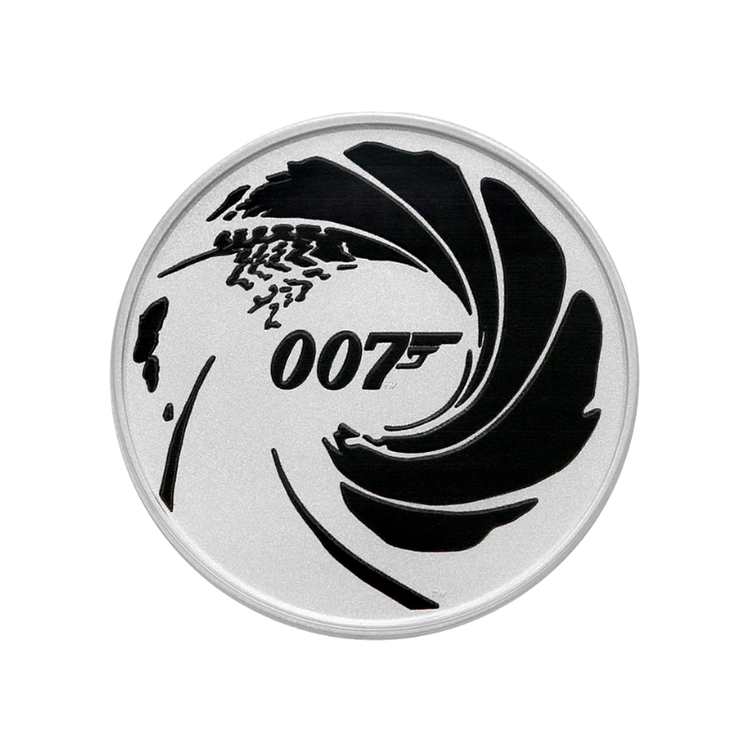 1 unca (31,1g) Strieborná investičná minca James Bond 007 (2022)