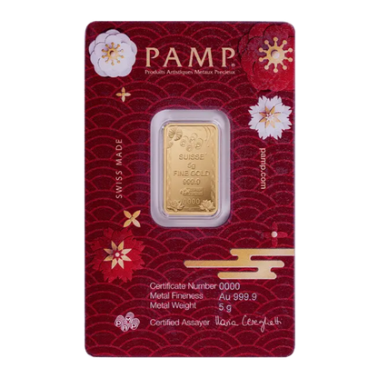 PAMP Good Luck Fish 2025 investičná zlatá tehlička 5g - 2