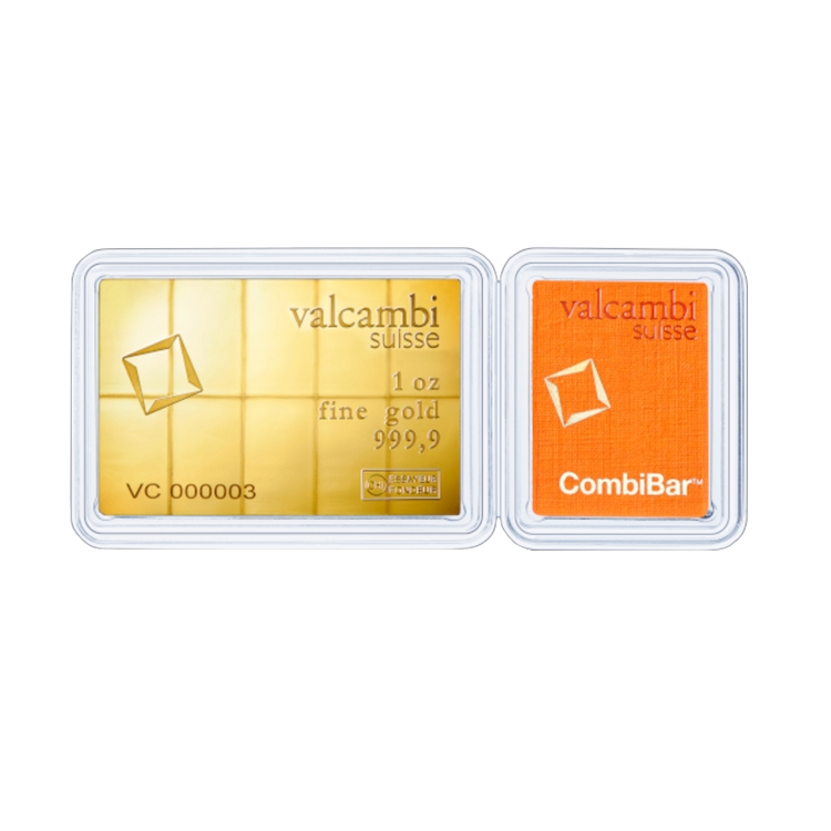 Valcambi Combibar 10x 1/10oz tehličky