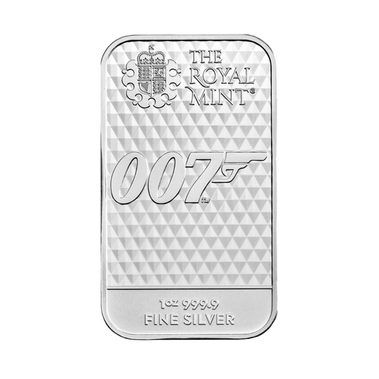 James Bond 007 Diamonds Are Forever Investičná strieborná tehlička