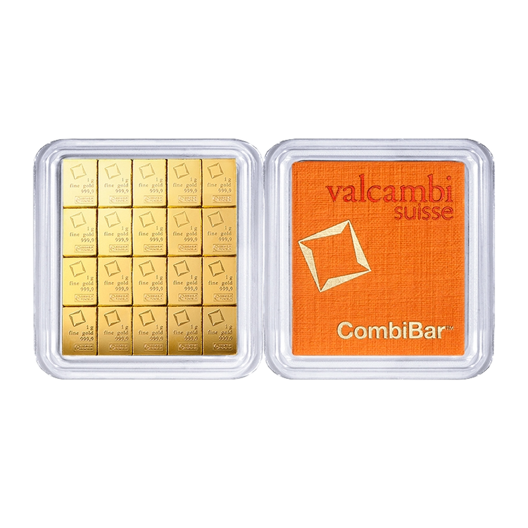 Valcambi CombiBar 20x1g tehličky