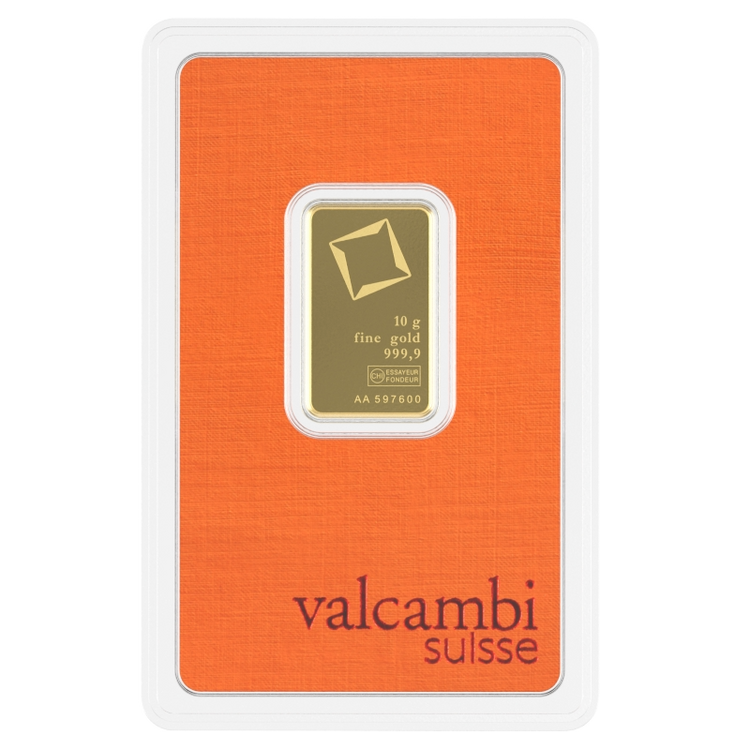 Valcambi 10g zlatá tehlička