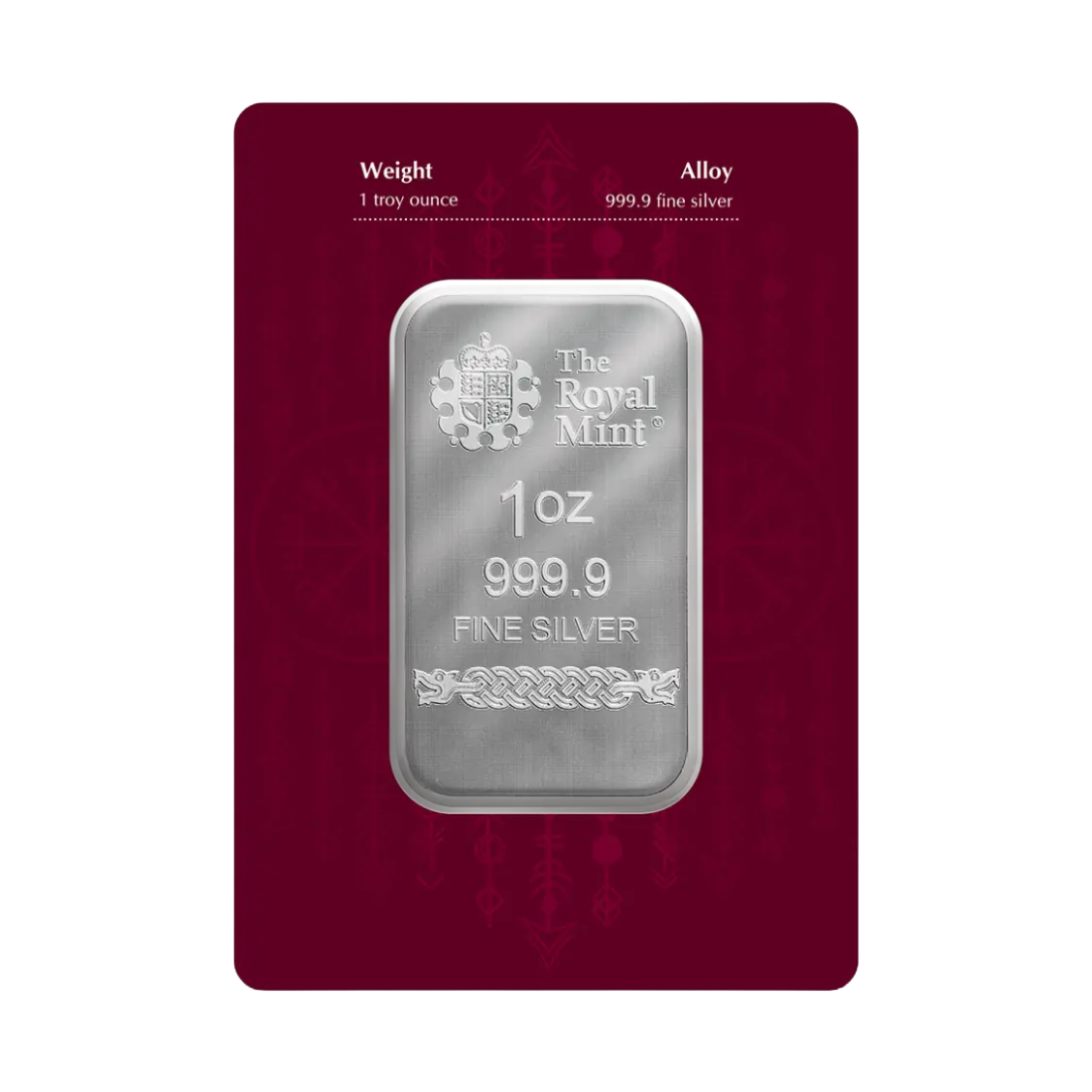 1 unca (31,1g) Odin - The Royal Mint Strieborná investičná tehlička