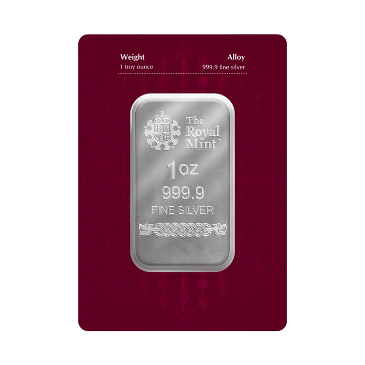 1 unca (31,1g) Odin - The Royal Mint Strieborná investičná tehlička