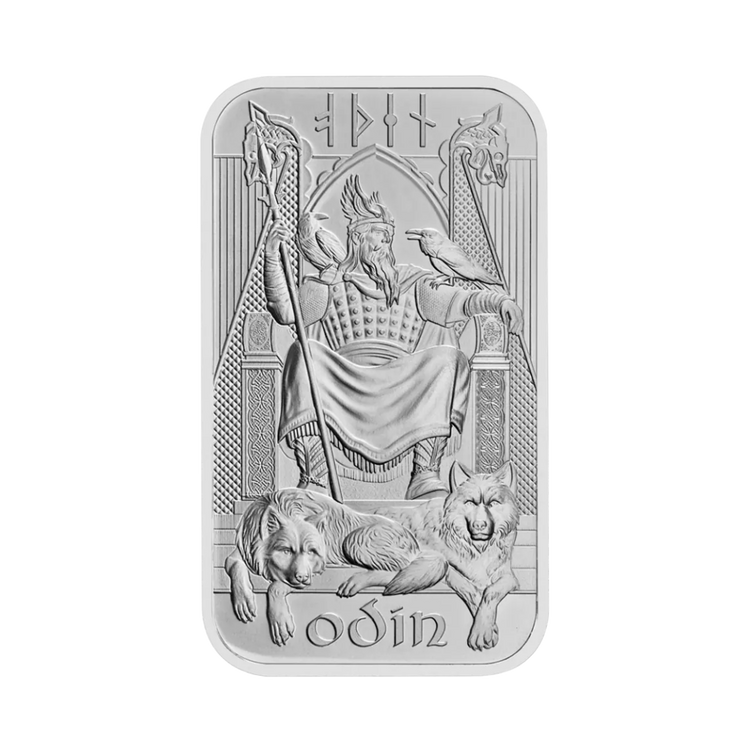 1 unca (31,1g) Odin - The Royal Mint Strieborná investičná tehlička