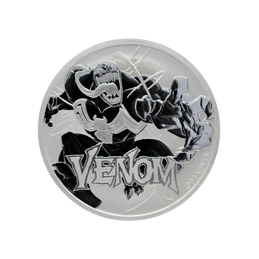 Sada strieborných mincí 9 × 1 oz Marvel Series (2017–2021) Tuvalu