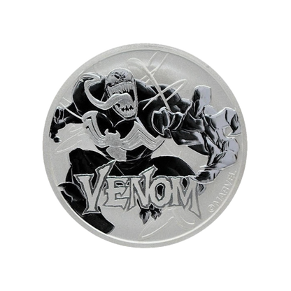 Sada strieborných mincí 9 × 1 oz Marvel Series (2017–2021) Tuvalu